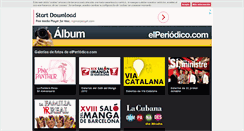 Desktop Screenshot of album.elperiodico.com