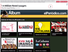 Tablet Screenshot of album.elperiodico.com